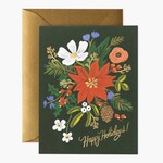 Rifle Paper Company Poinsettia Holiday Cards - Box of 8