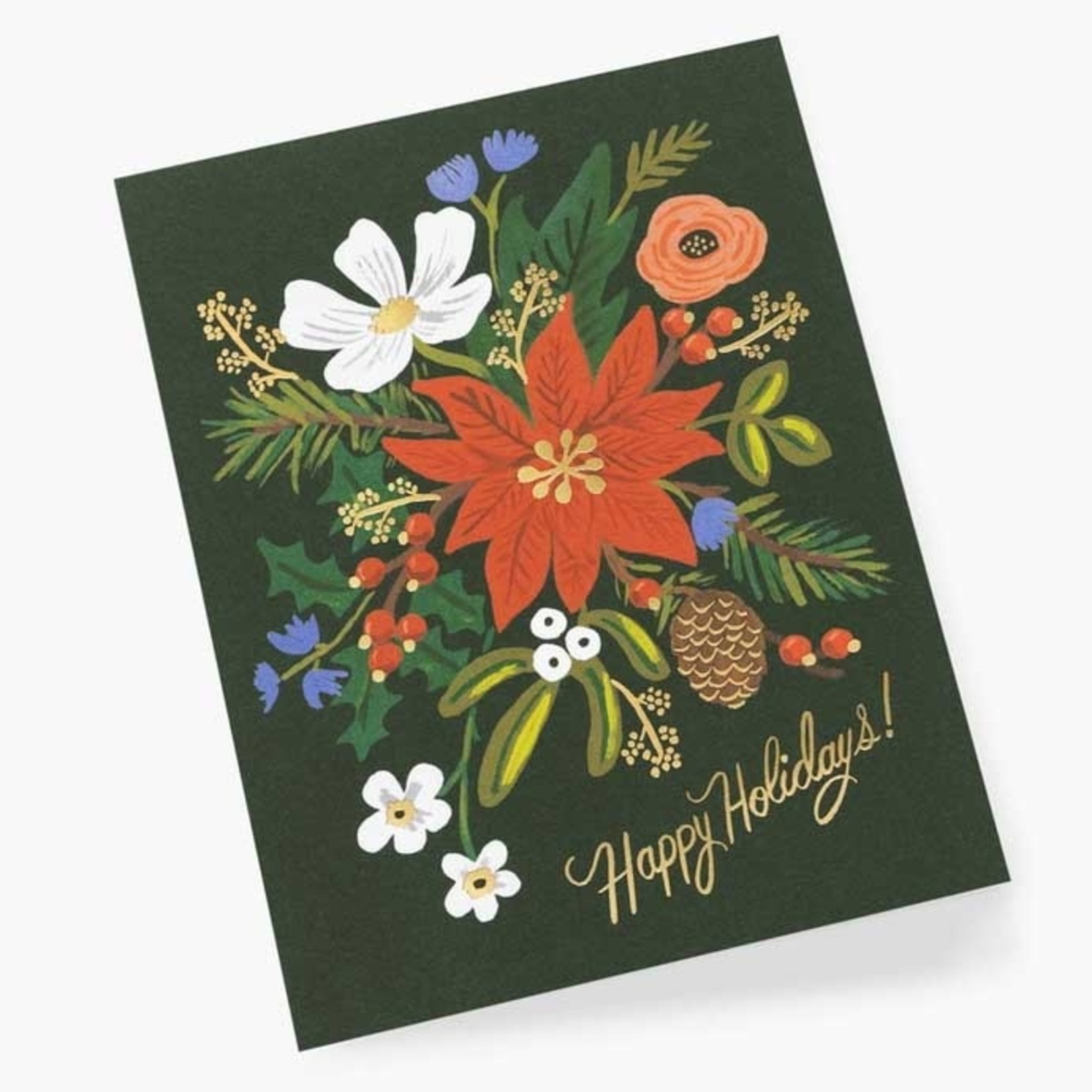 Rifle Paper Company Poinsettia Holiday Cards - Box of 8