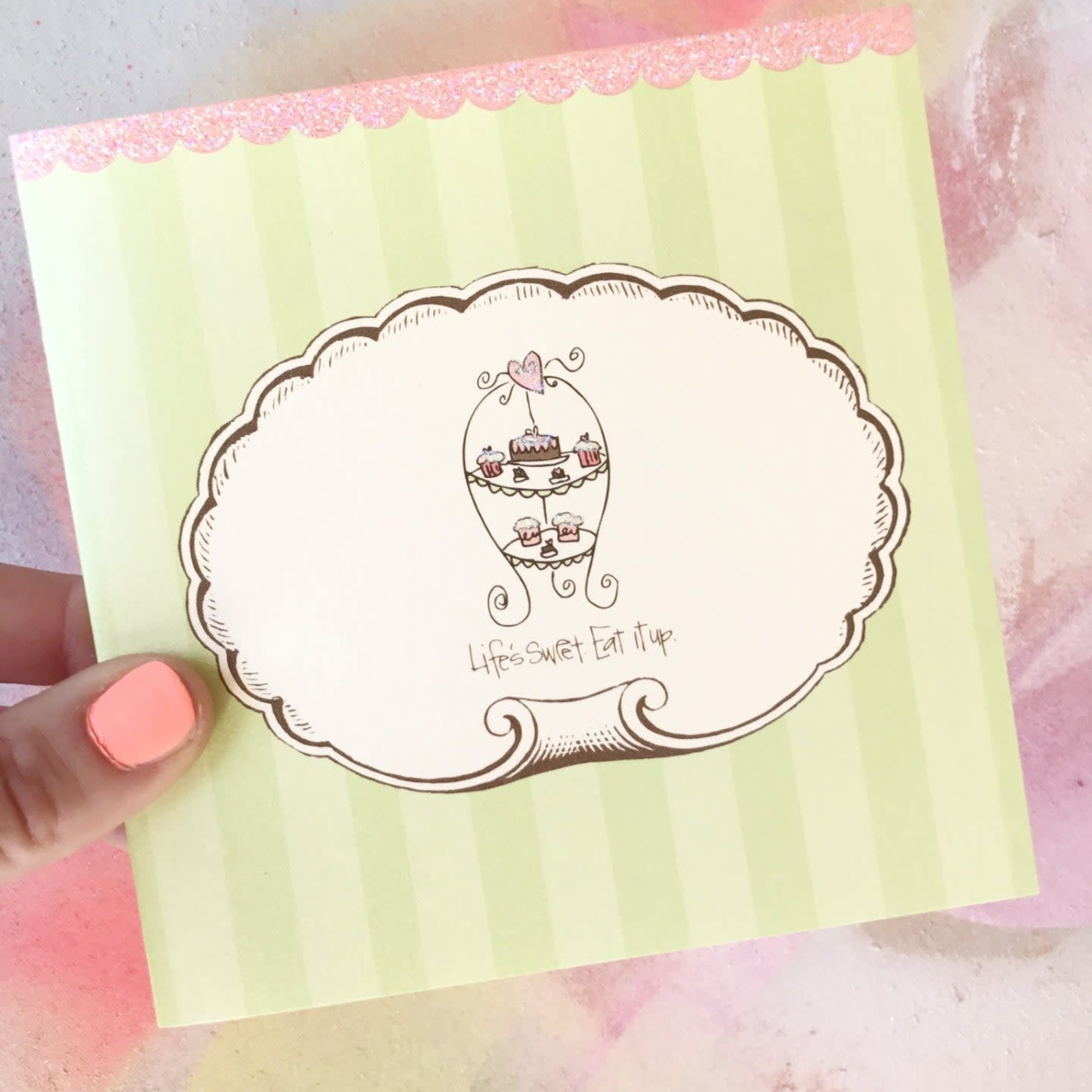 Jenny Sweeney Designs Life's Sweet Eat It Up Greeting Card