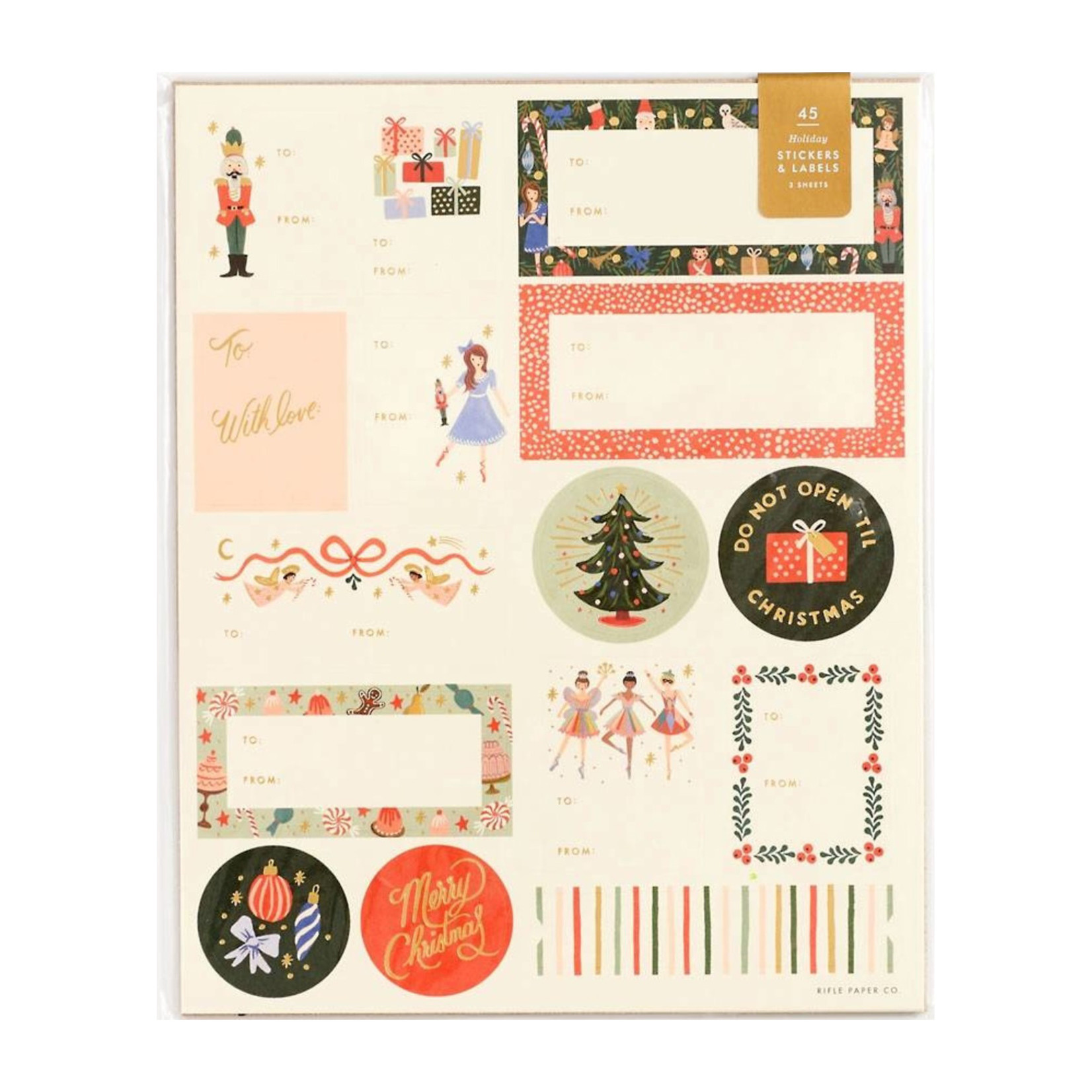 Rifle Paper Company Nutcracker Stickers & Labels