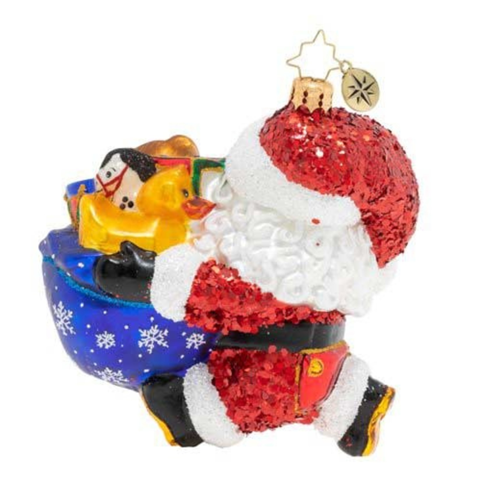 Christopher Radko Hurry Santa! It's Baby's First Christmas! Ornament