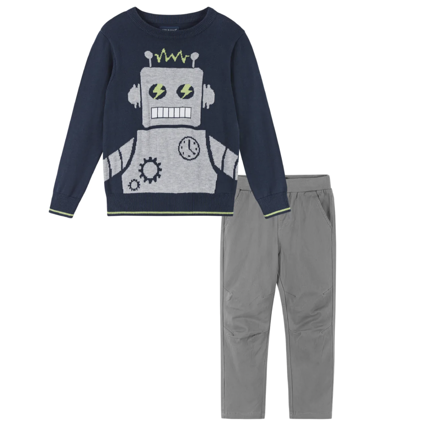 Andy & Evan Boys Character Sweater And Jogger Set