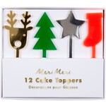 Meri Meri Festive Acrylic Cake Toppers