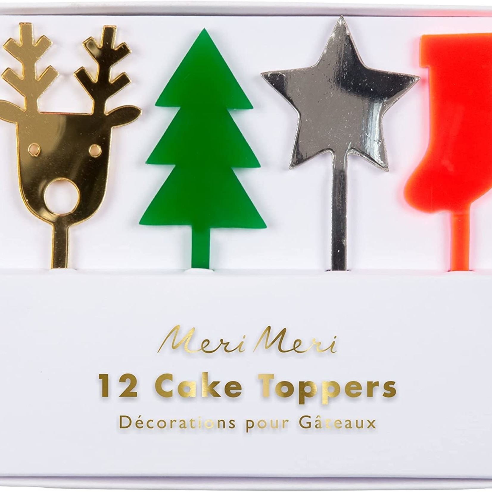 Meri Meri Festive Acrylic Cake Toppers