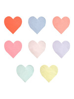 Meri Meri Pastel Palette Heart Large Napkins - Pack of 20