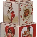 Bethany Lowe Designs, Inc. Sweetheart Blocks S/3