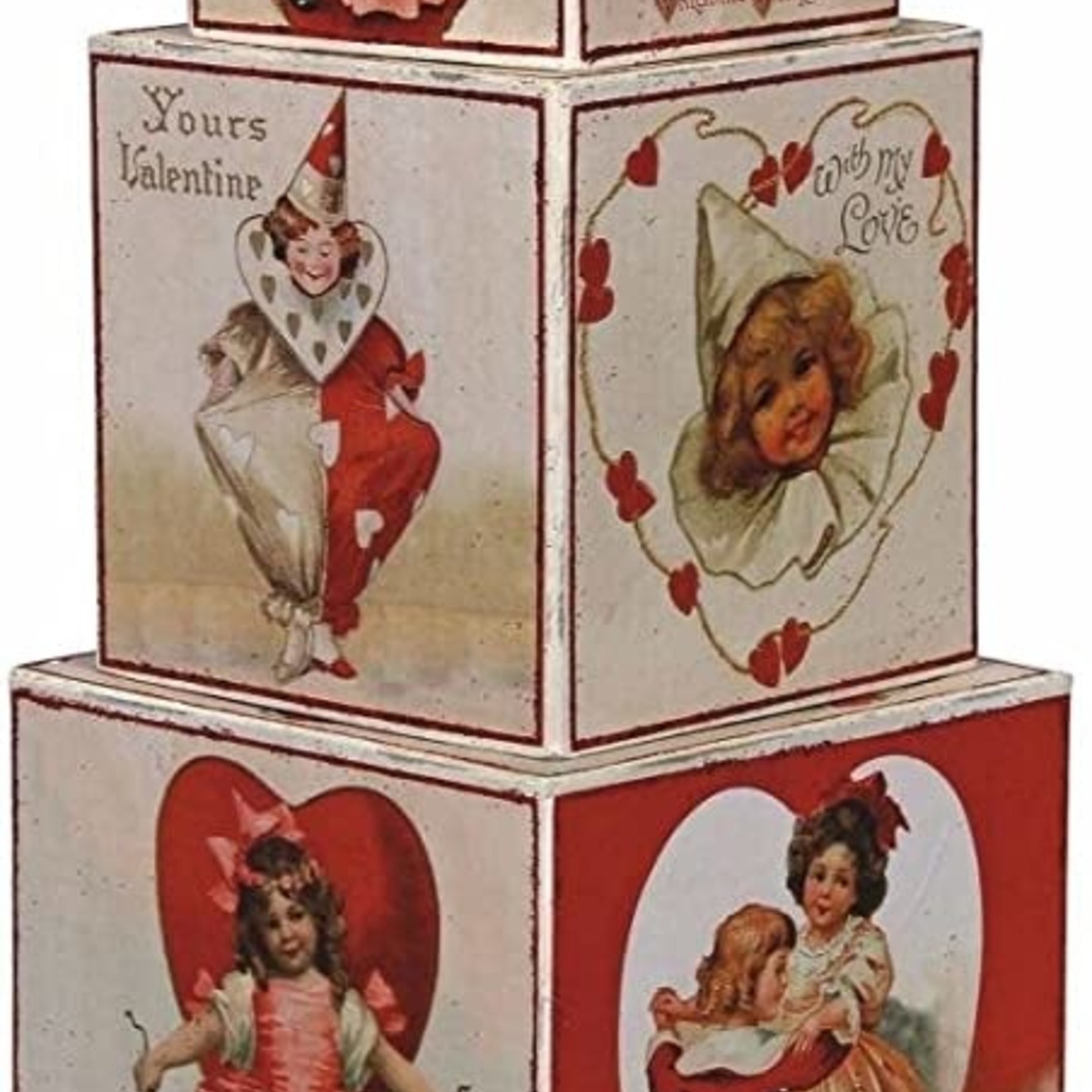 Bethany Lowe Designs, Inc. Sweetheart Blocks S/3