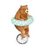 Hester & Cook Nice Wheels Bear Table Accent
