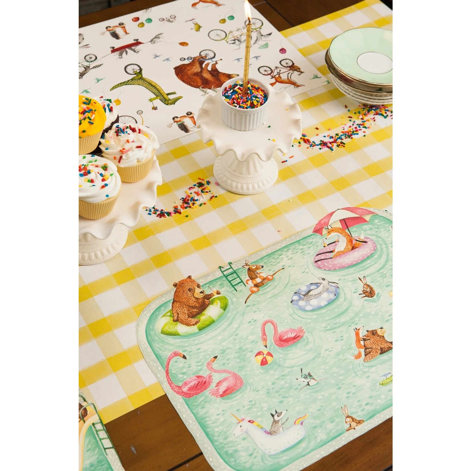 Hester & Cook Die Cut Pool Party Placemat