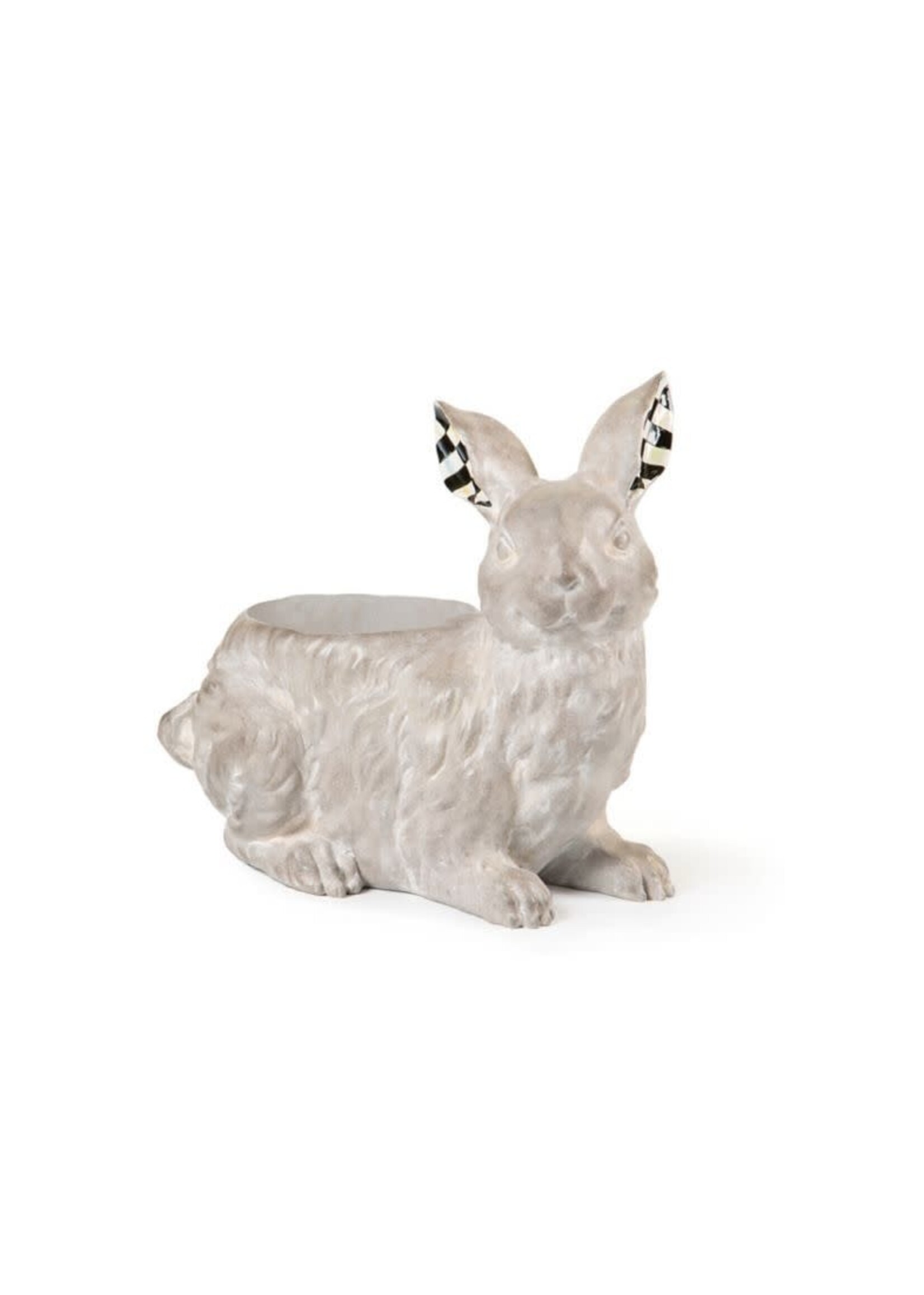 MacKenzie-Childs Naturals Resting Rabbit Planter