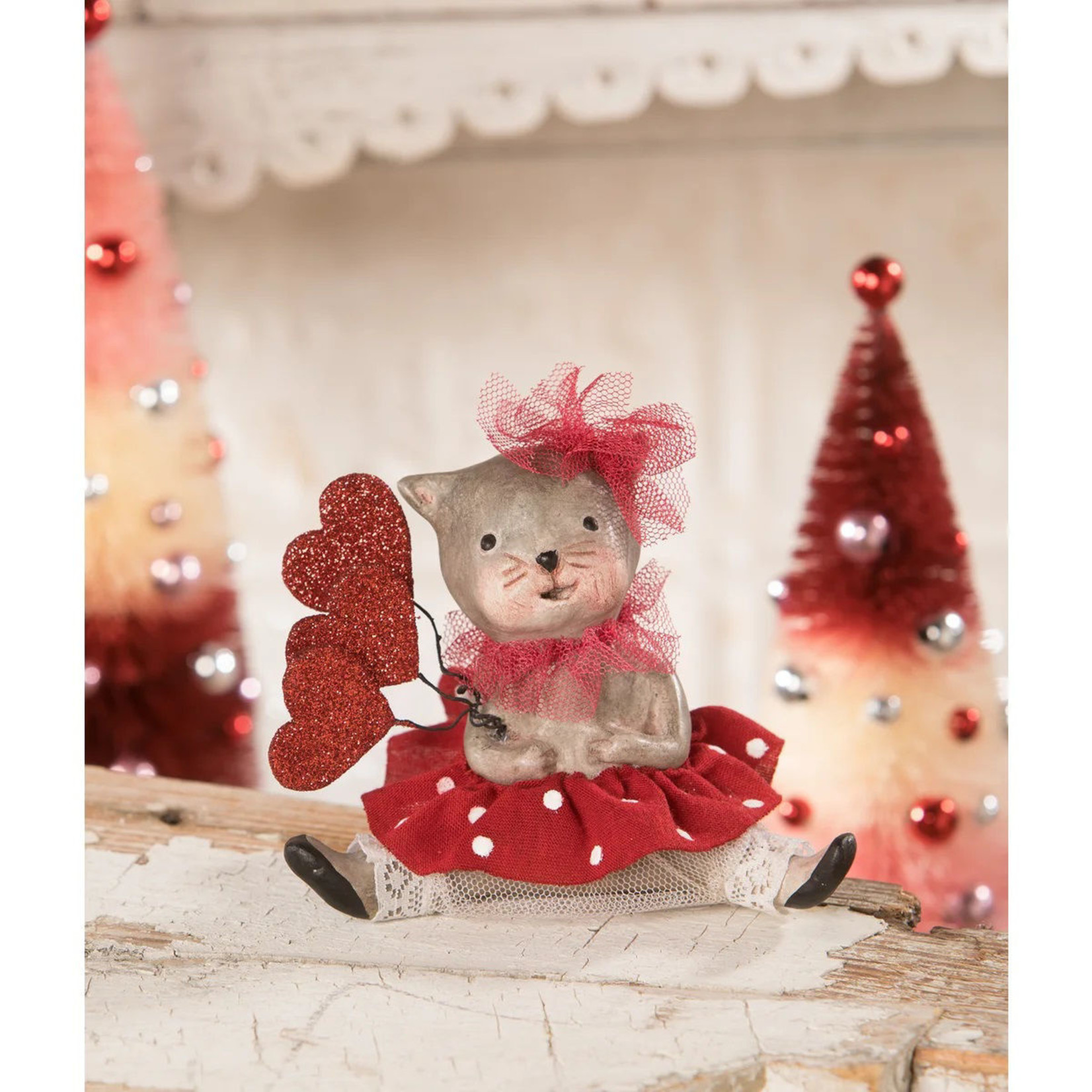 Bethany Lowe Designs, Inc. Valentine Calico Kitty