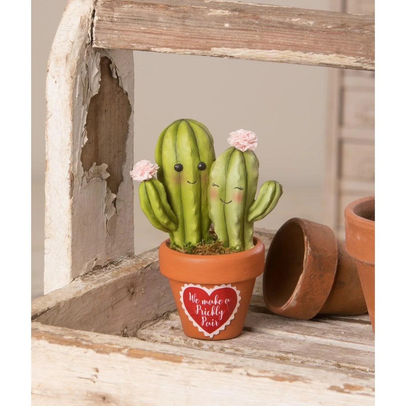Bethany Lowe Designs, Inc. Valentine Prickly Pair Cacti