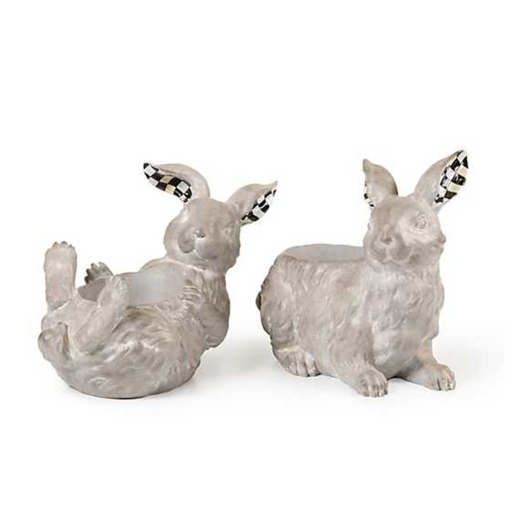 MacKenzie-Childs Naturals Resting Rabbit Planter
