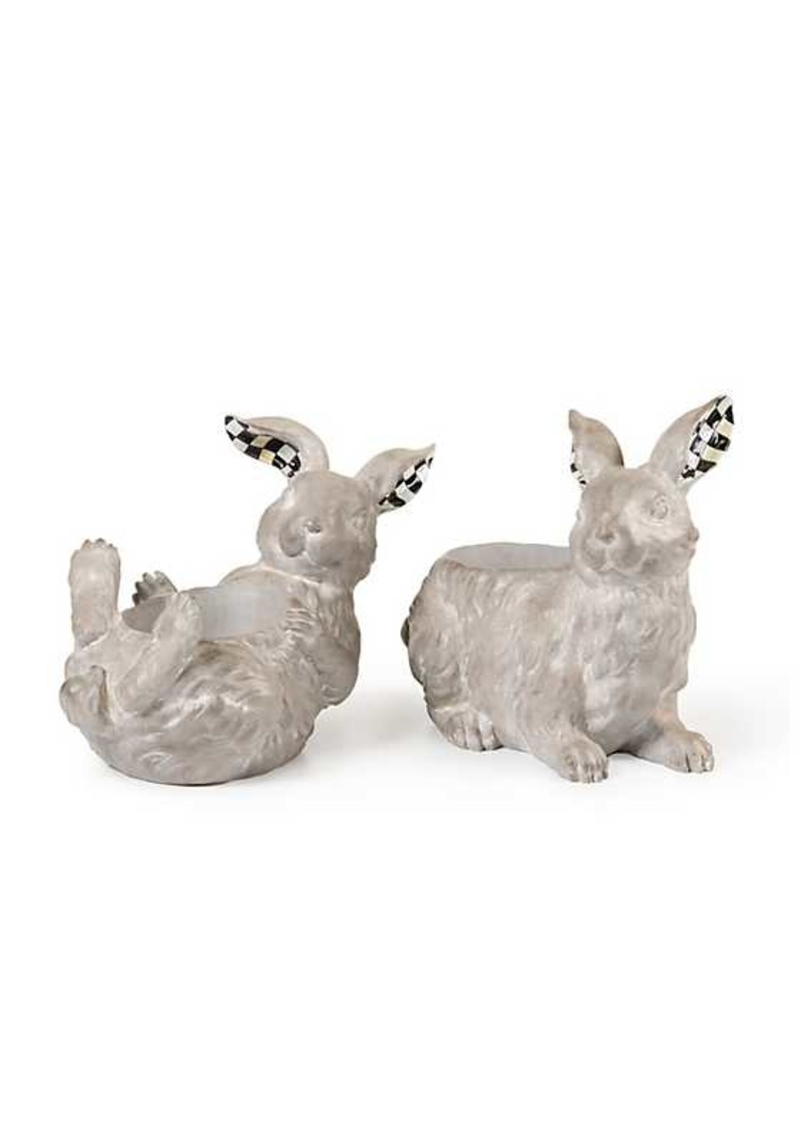 MacKenzie-Childs Naturals Resting Rabbit Planter