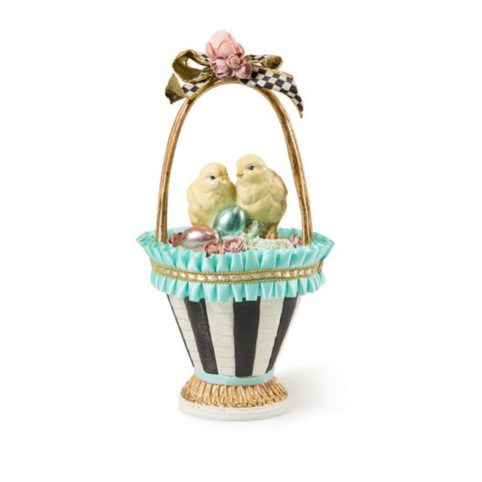 MacKenzie-Childs Sweet Shop Chick Basket