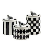 MacKenzie-Childs Cow Creamery Canisters - Set of 3