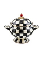 MacKenzie-Childs Courtly Check Enamel Tureen