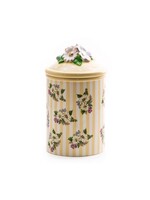 MacKenzie-Childs Wildflowers Large Canister - Yellow