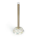 MacKenzie-Childs Sterling Check Toilet Tissue Storage