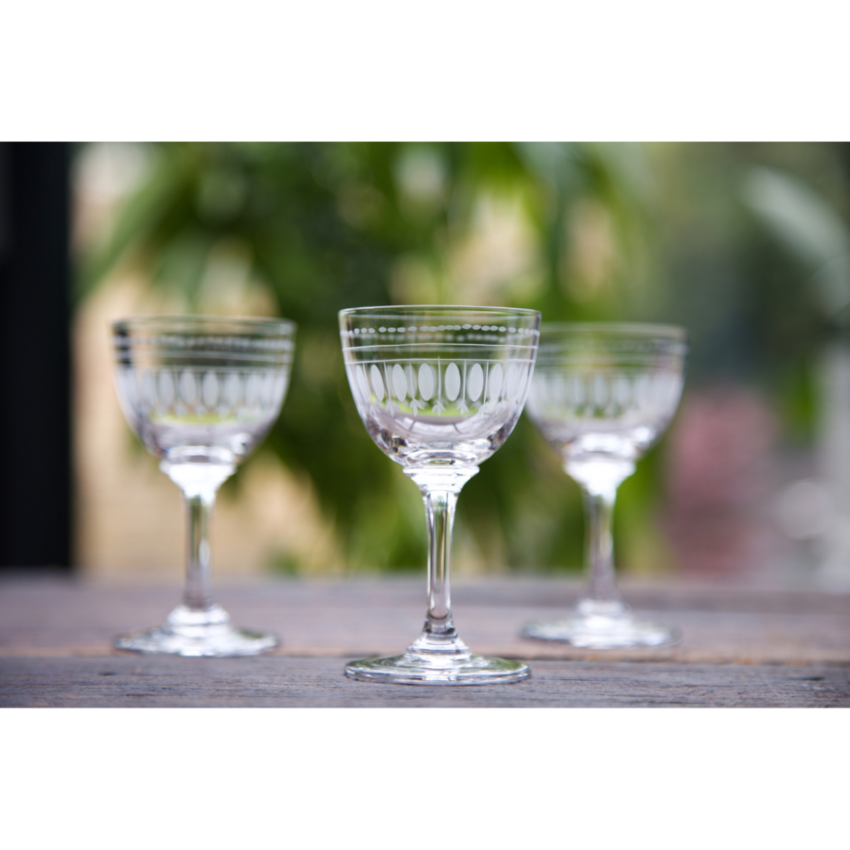 The Vintage List Set of 6 Ovals Liqueur Glasses