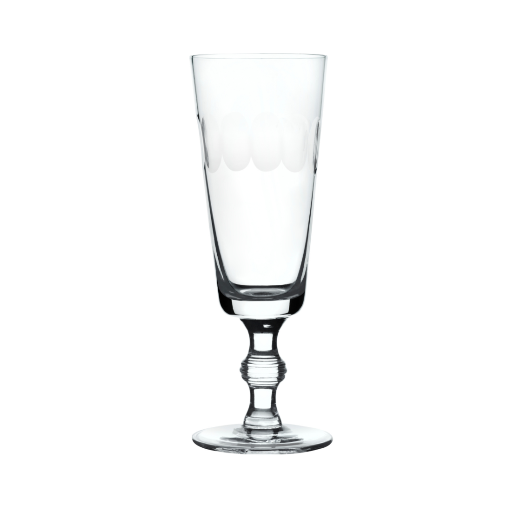 The Vintage List Set of 4 Ovals Champagne Flutes