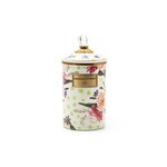 MacKenzie-Childs Wildflowers Enamel Large Canister - Green