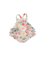 Angel Dear Leilani Flower Ruffle Sunsuit