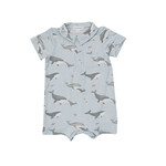 Angel Dear Grey Whales Polo Shortie