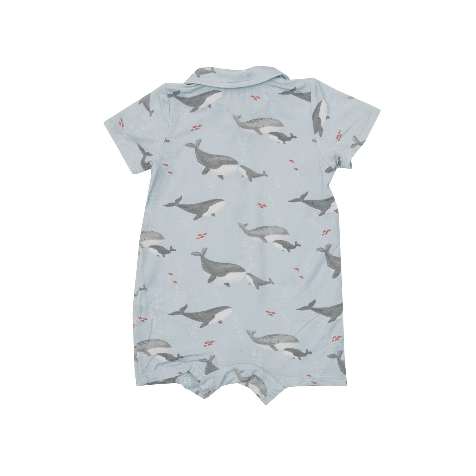 Angel Dear Grey Whales Polo Shortie