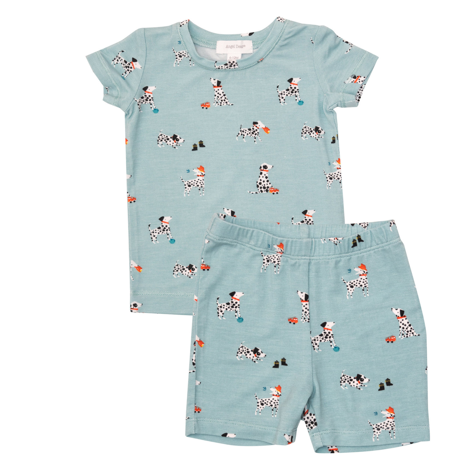 Angel Dear Firehouse Dalmations Loungewear Short Set