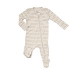 Angel Dear Clay Stripe 2-way Zipper Footie