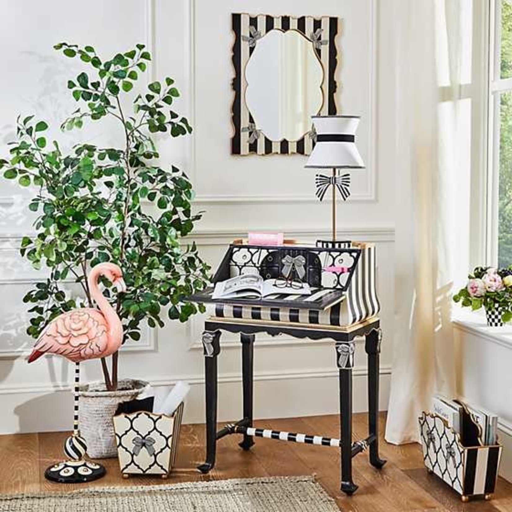 MacKenzie-Childs Pretty as a Bow Writing Desk