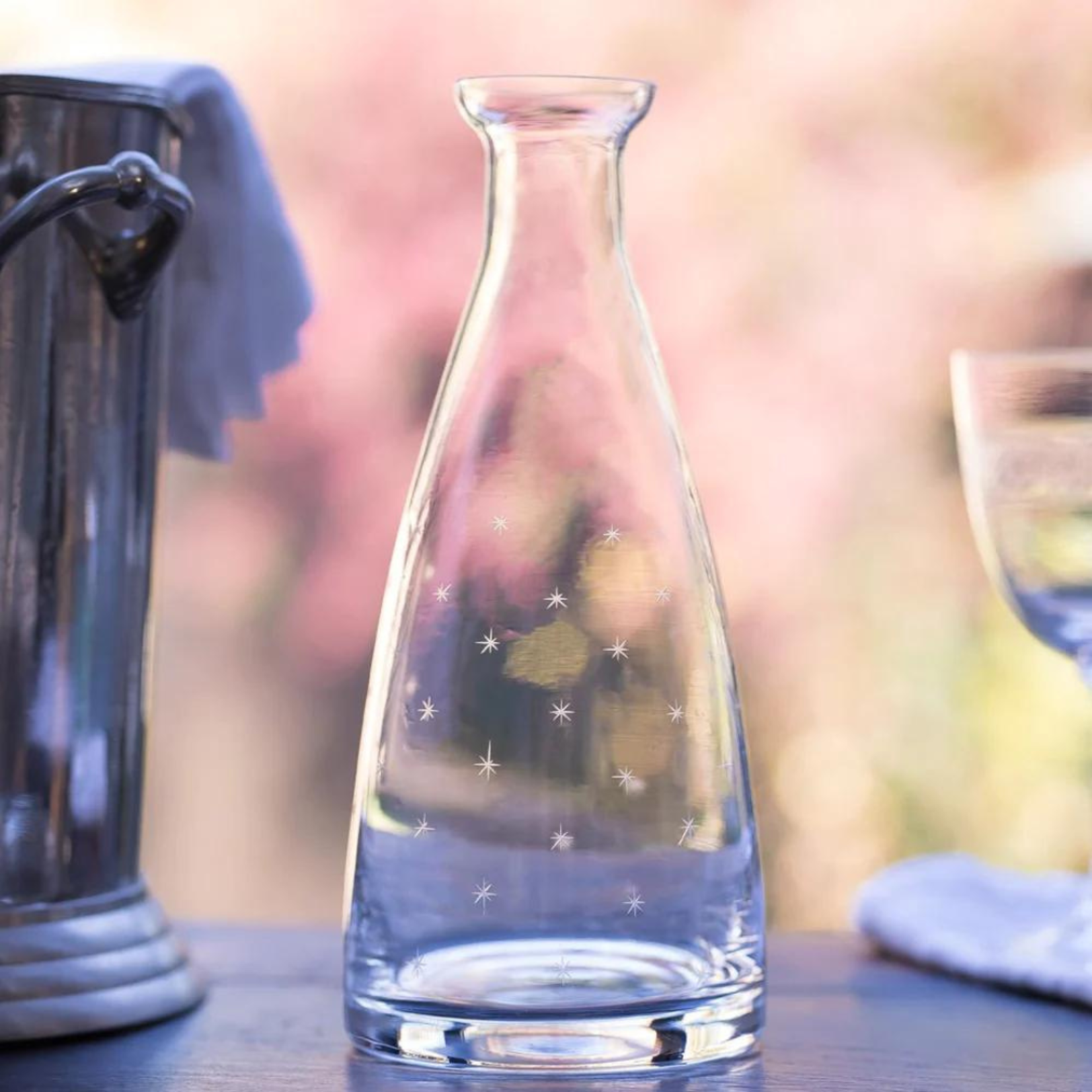 The Vintage List Table Carafe with Stars Design
