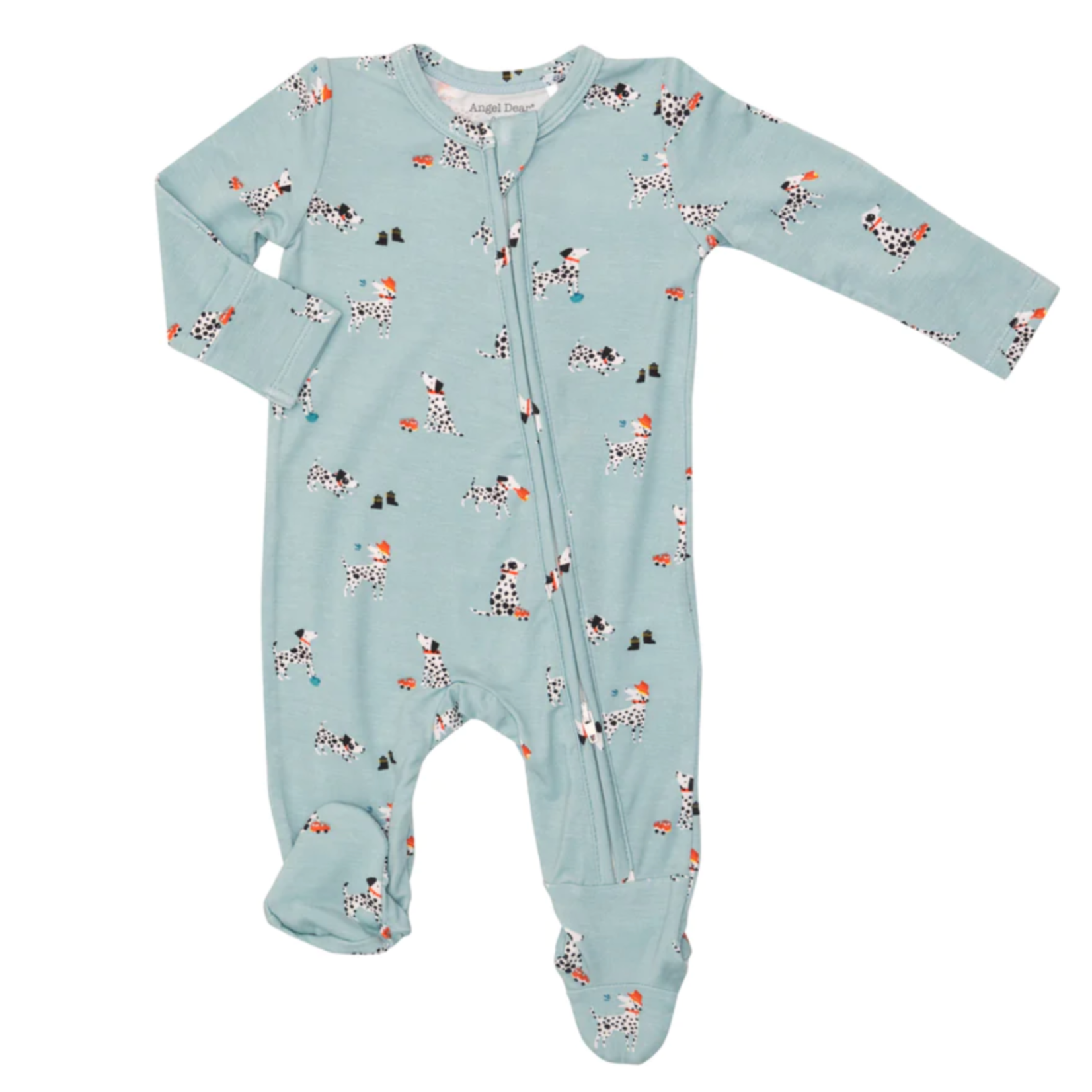 Angel Dear Firehouse Dalmatians 2-way Zipper Footie