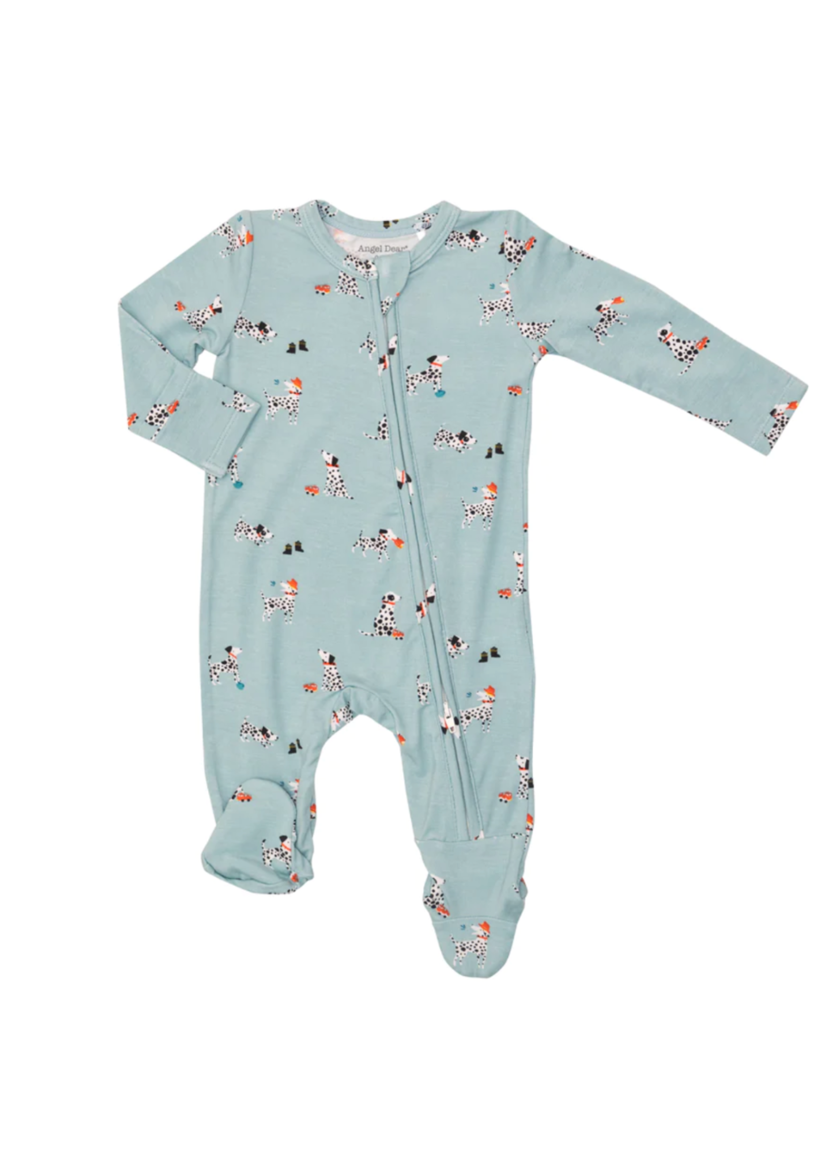 Angel Dear Firehouse Dalmatians 2-way Zipper Footie