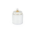 MacKenzie-Childs Sterling Check Kitchen Canister - Large