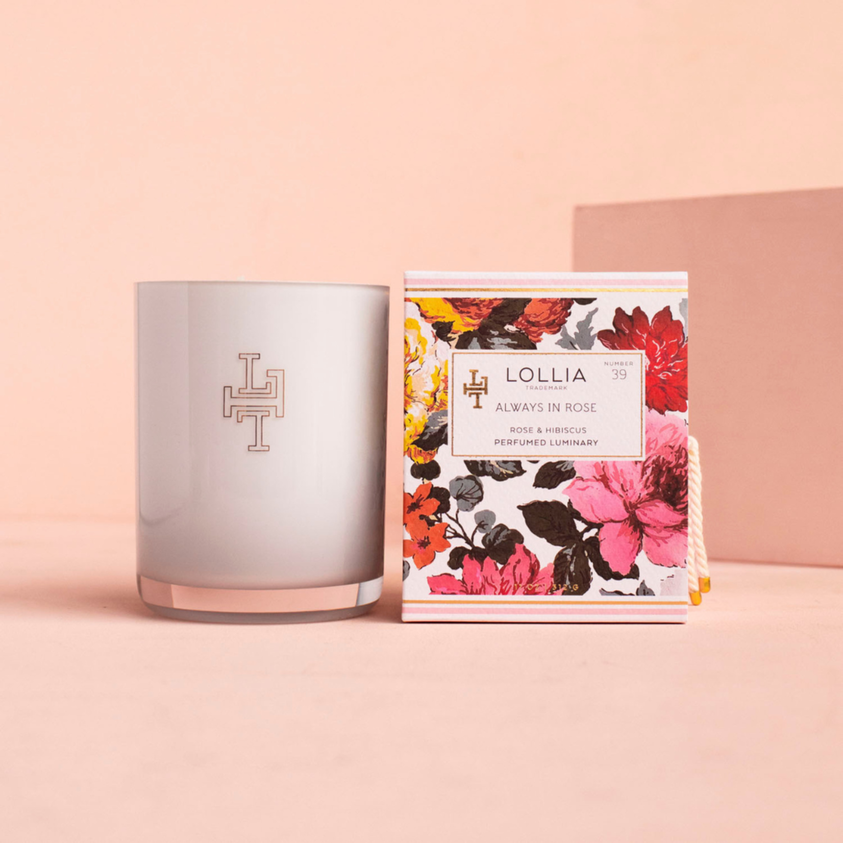 Lollia Always in Rose Boxed Perfume Luminary