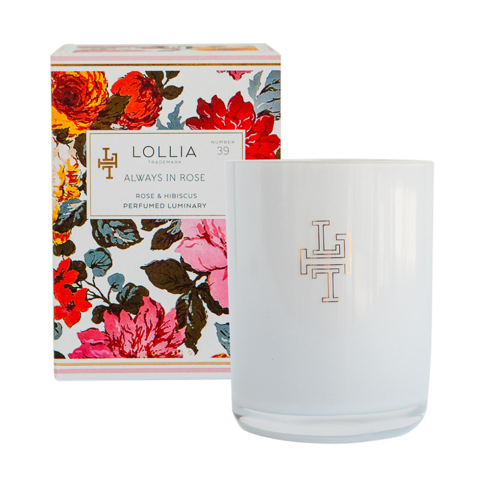 Lollia Always in Rose Boxed Perfume Luminary