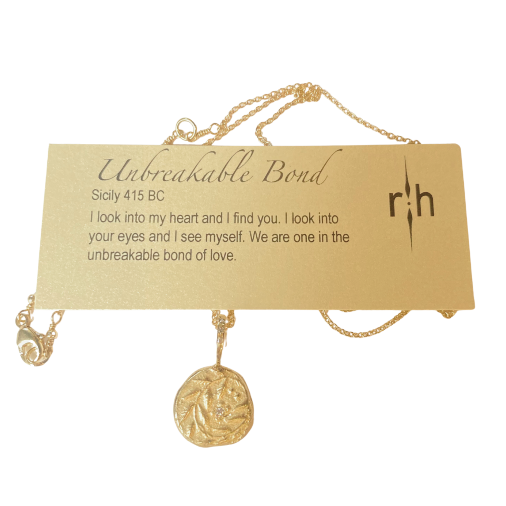 Robin Haley Jewelry Unbreakable Bond Artifact Necklace (14ky gold 16/18" chain)
