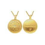 La Soula Jewelry Foundation Disc Necklace (14kt Vermeil)