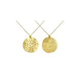 La Soula Jewelry Strength Disc Necklace (14kt Vermeil)