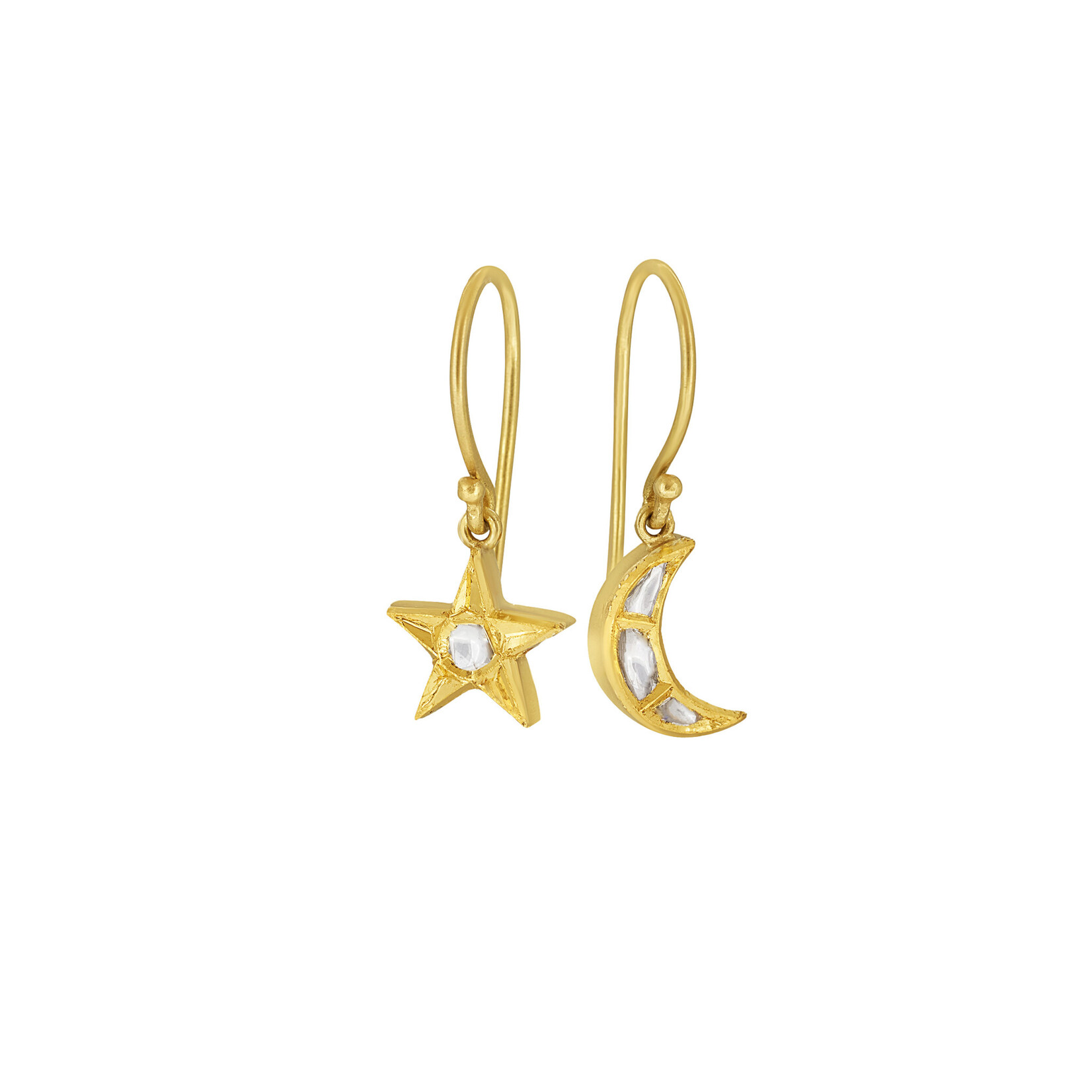 Sophie Theakston Moon to My Stars Earrings (18kt gold)