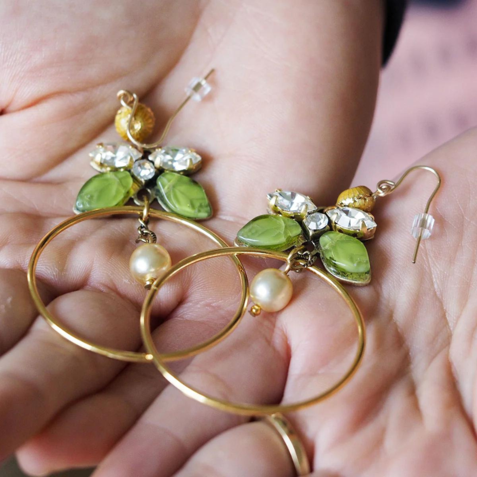 Elements, Jill Schwartz Lilian Statement Hoop Earrings