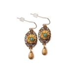 Elements, Jill Schwartz Gold Lace Earrings
