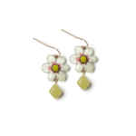 Elements, Jill Schwartz Flower For Jade Earrings