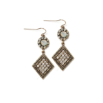 Elements, Jill Schwartz Crystal Shield Earrings