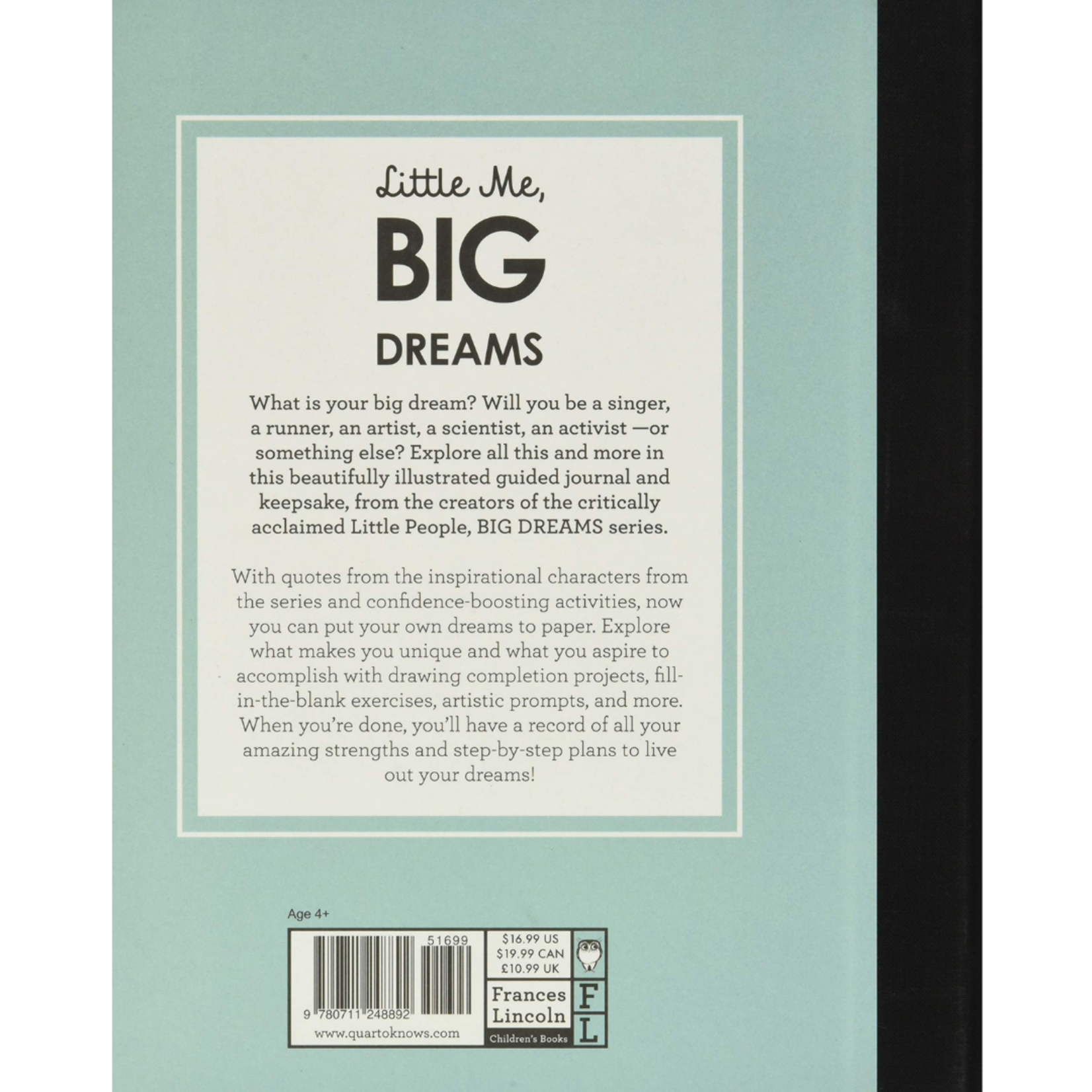 Hachette Books Little Me, Big Dreams Journal