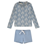 Louise Misha Blue Peacock Mandala Agik Swimsuit (8Y)