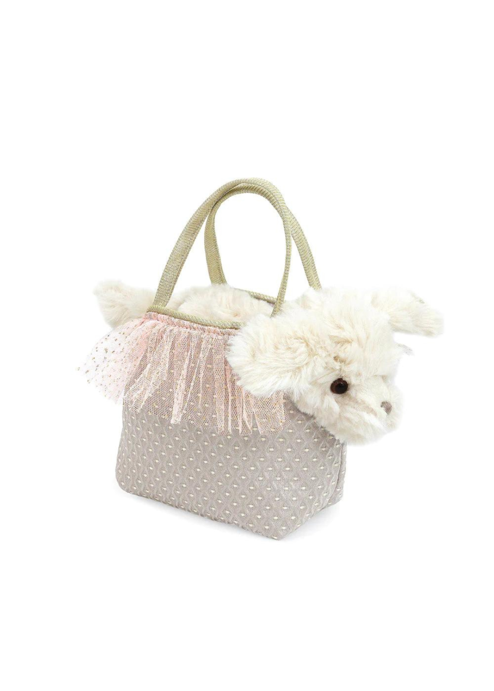 Mon Ami Sugar Maltese Puppy in Purse