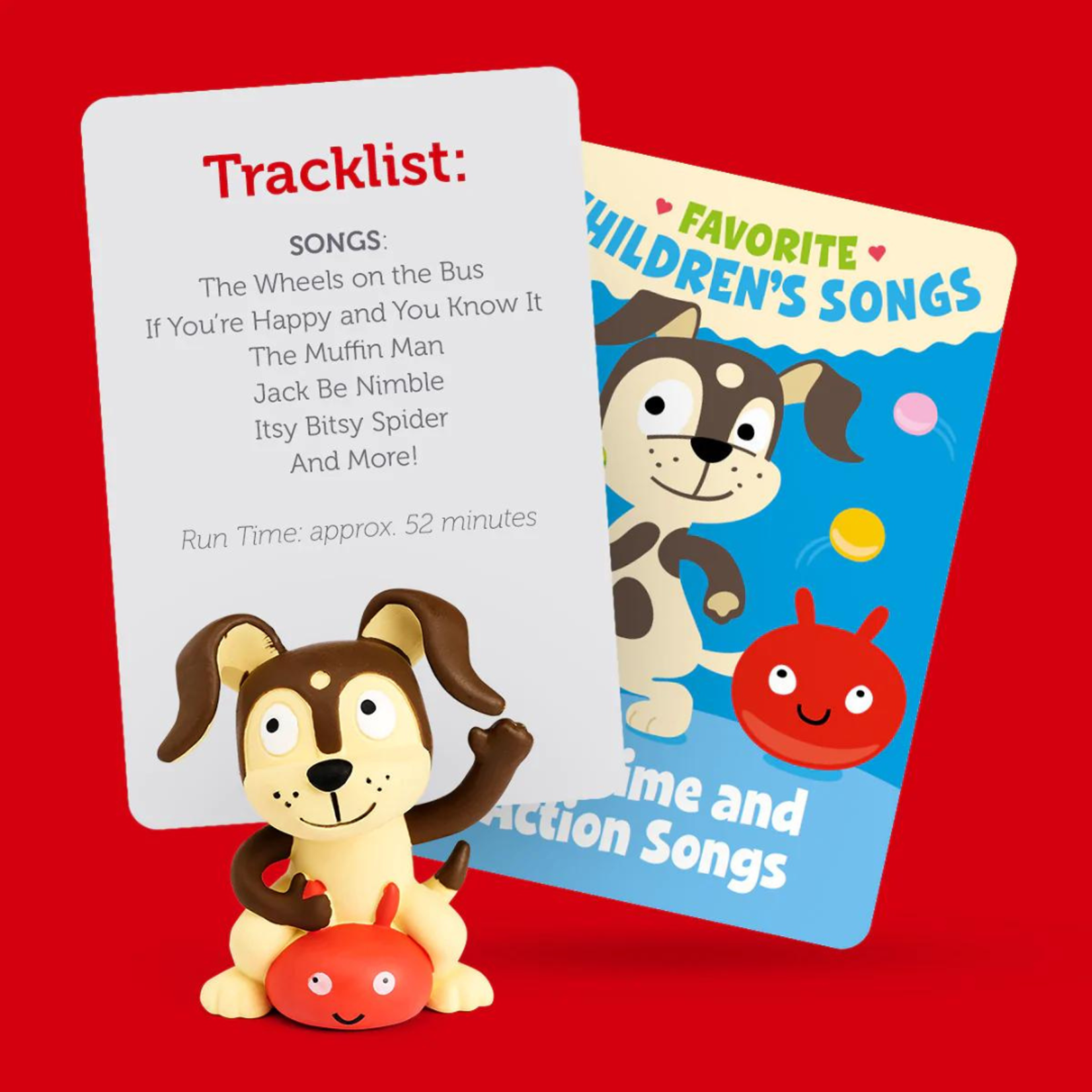 Tonies USA RED STARTER SET WITH PLAYTIME SONGS